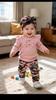 0-18 Months Newborn Baby Girl Clothes Set Infant Girl Long Sleeve Bodysuit + Camouflage Pants + Headband Cotton Clothing Suit