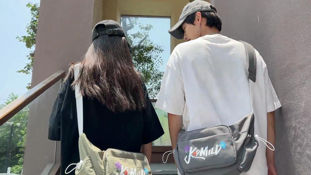 Letter Messenger Bag Couple's Lightweight Shoulder Bag