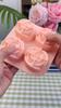 3D Rose Flower Silicone Ice Cube Tray Mold With Lid, Ice Ball Maker Mould, Kitchen Gadget For Whiskey Cocktails Juice Drinks
