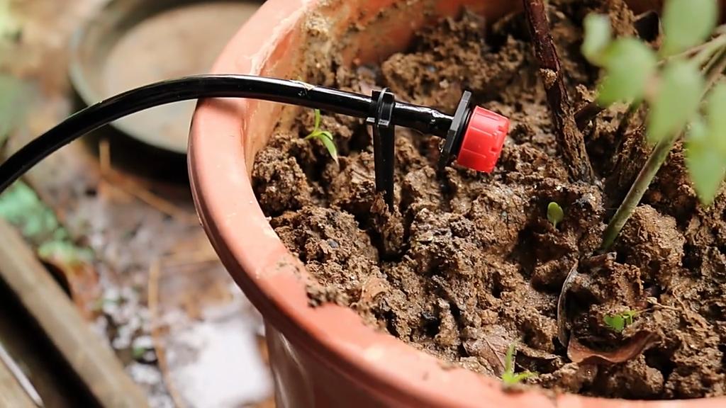 500 buc Duza Irigare Gradina 1/4 Inch Picurator Reglabil Stropitor Emițător Micro Picurare Balcon Curte Sera Udare Picurător