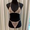 1 Set Body Chain Sexy Adjustable Exaggerated Shiny Hollow Out Dress Up