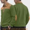 Polo in Maglia da Uomo con Ricamo per Uso Casual in Ufficio Invernale