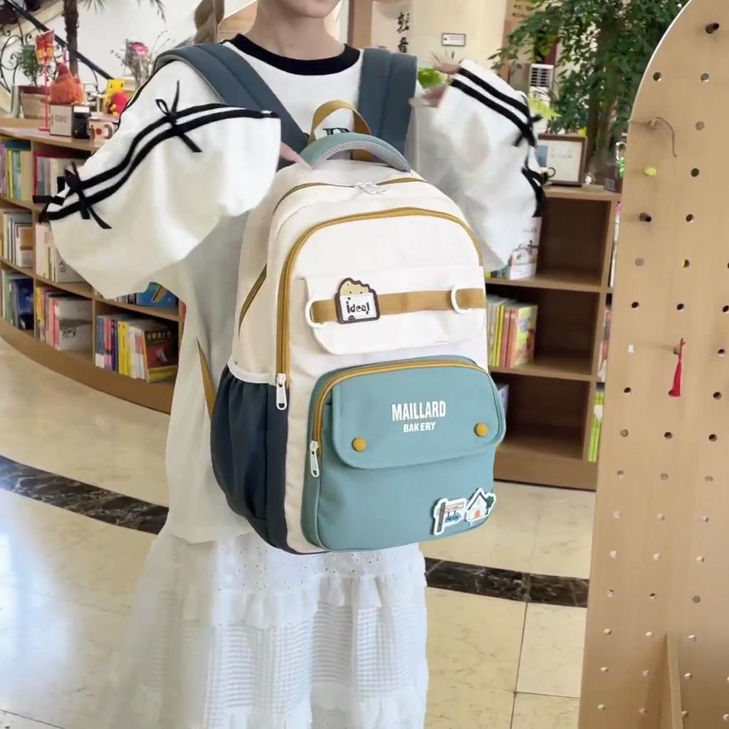 Schoolbag Lightweight Waterproof Backpack Large Capacity Backpack
