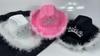 Pink Denim Cowboy Hat With Feather Edge For Costume Party And Gift For Friends