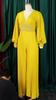 Women Pleated Jumpsuits Rompers Elegant V Neck Long Sleeve Plus Zize Floor Length Party Rompers Clothe Women Pants