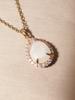 Teardrop Pendant Necklace for Women Golden Stainless Steel Clavicle Chain Wedding Party Daily Wear Jewelry Accessories