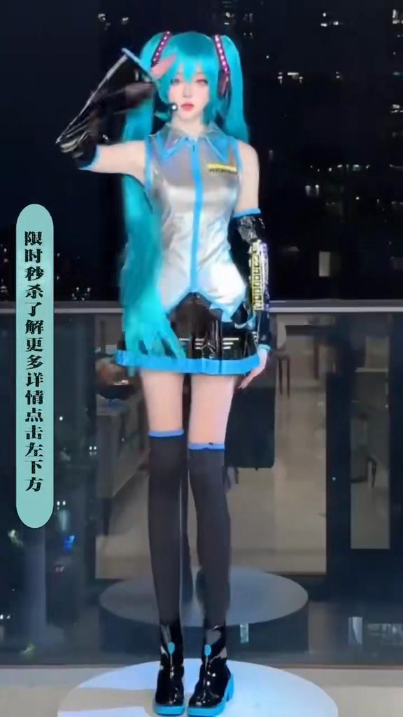 Sentetik Yeşil Peruk Cosplay Yeşil Turkuaz peruk Çift At Kuyruğu Peruk Uzun Yeşil Peruk Kaküllü Düz peruk Kawaii Peruk Miku Peruk