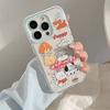 Cartoon puppy phone case suitable for iPhone 13, iPhone 15, and iPhone 16 Pro Max
