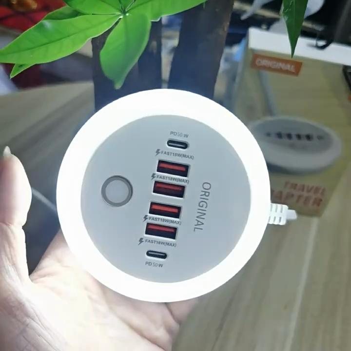 50 Вт многопортовый разъем USB C Type C для быстрой зарядки настенное зарядное устройство USB-адаптер для iPhone12 13 14 15 16 быстрое зарядное устройство для телефона