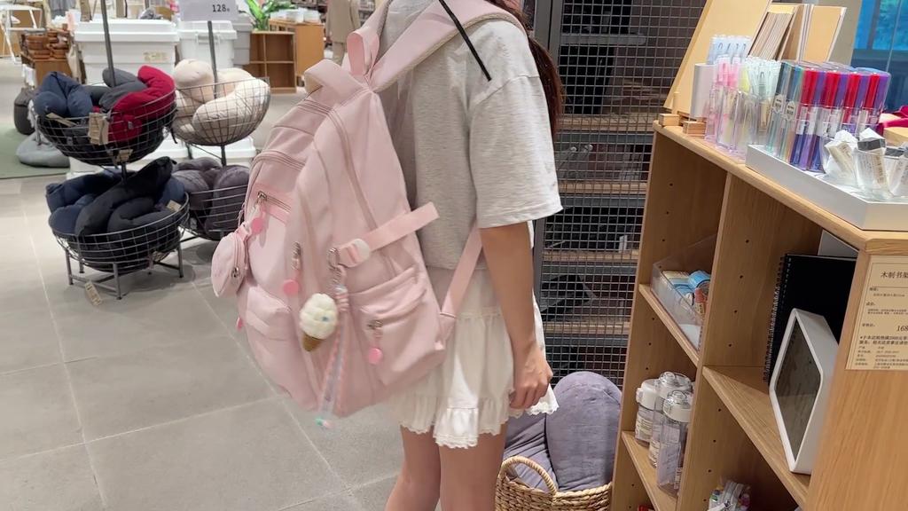 Junior School Bag Women's Large Capacity Backpack Student Backpack Computer Bag