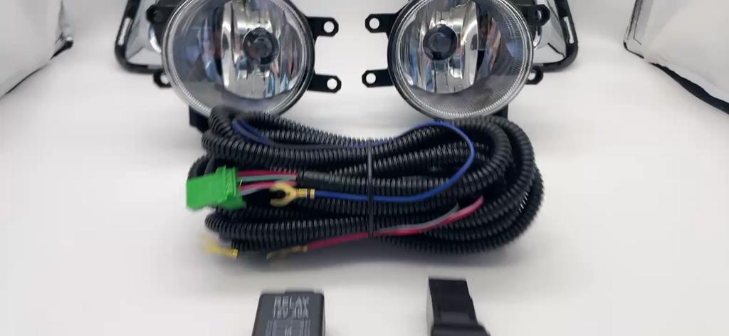 1 Set Fog Lights Headlight For Toyota YARIS  2018 2019 2020 Fog Lights Car Fog Lamp Kit With Harness Bulb Switch