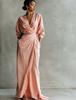 Women's Suede Lapel not Included Belt Maxi Dress Single-Breasted Long Sleeve Tailored Fall Winter Semi-Formal