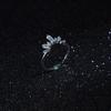 Tancise Classic 925 Sterling Silver  Zircon Ring Ladies Jewelry Wedding Promise Party Gift