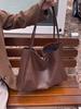 Fashion Retro Leather Tote Bags for Women 2024 Trend Female Simple Large Capacity Shoulder Bag Big Solid Color Handbags Purse