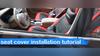 Luxusní upgrade 1ks potah na autosedačku PU kůže Univerzální potahy na autosedačky Příslušenství proti bolestem zad Polštář sedadel kožený chránič Auto díly interiéru
