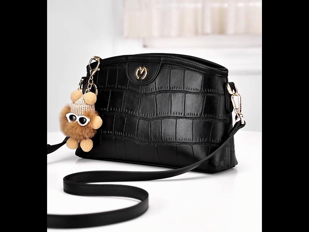 MEXICAN Crossbody Bag, Shoulder Bag, Black