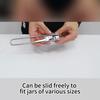 Stainless Steel Labor-saving Can Opener with Adjustable Anti Slip Opening, Jam Capping, and Twisting Bottle Opener