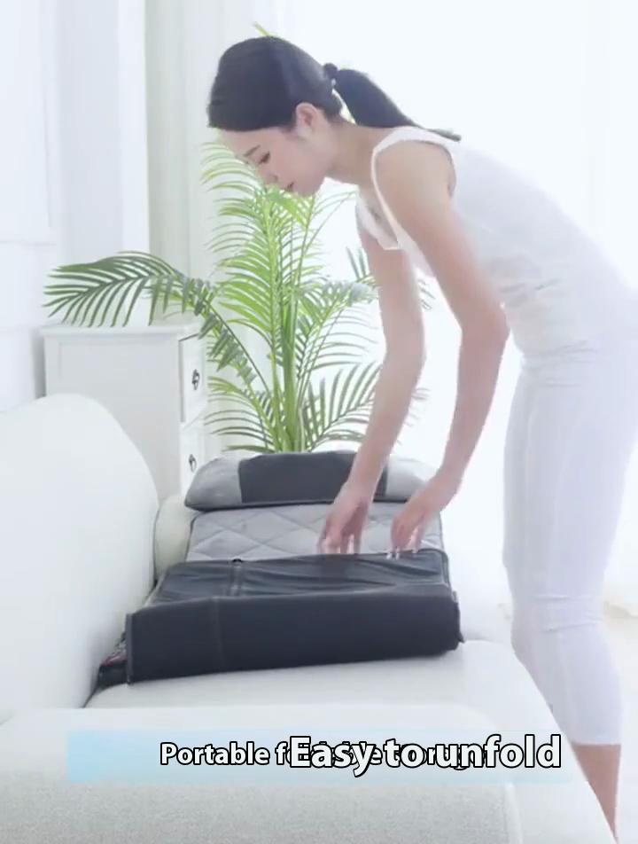 Electric Heating Vibrating Full Body Massager Chair In Cushion Car Home Office Lumbar Back Neck Mattress Pain Relief