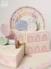 Kids Lemon Tea Set Toy With Wooden Kitchen Accessories For Imaginative Play