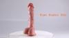 Dildo anale realistico con rotazione a 360°, riscaldamento, telecomando, 10 modalità telescopiche e 10 modalità di vibrazione per punto G, stimolazione anale del clitoride