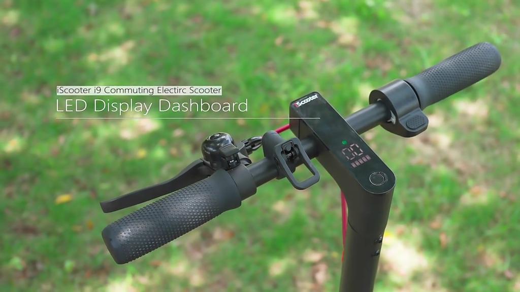 iScooter I9 Erwachsener Stadtpendel-Elektroroller 36V7.5Ah Batterie 350W Motor 8.5 Zoll Straßenreifen Faltbarer Elektroroller