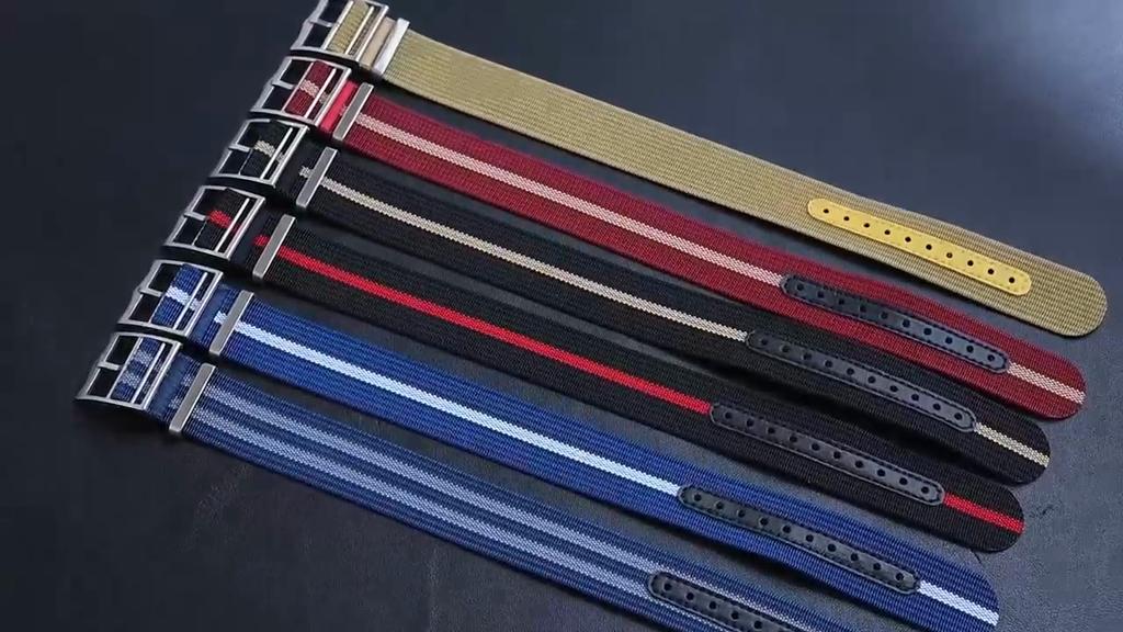 Nylonový řemínek 20mm 22mm silný prémiový balistický nylonový řemínek pro muže a ženy Omyvatelný náramek Náramek Hodinky příslušenství