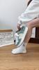 Thick-soled Fleece-lined White Sneakers for Women Niche Design Casual and Warm Double-cotton Style