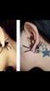 Punk Black Spider Ear Cuffs With Front And Back Studs For Women