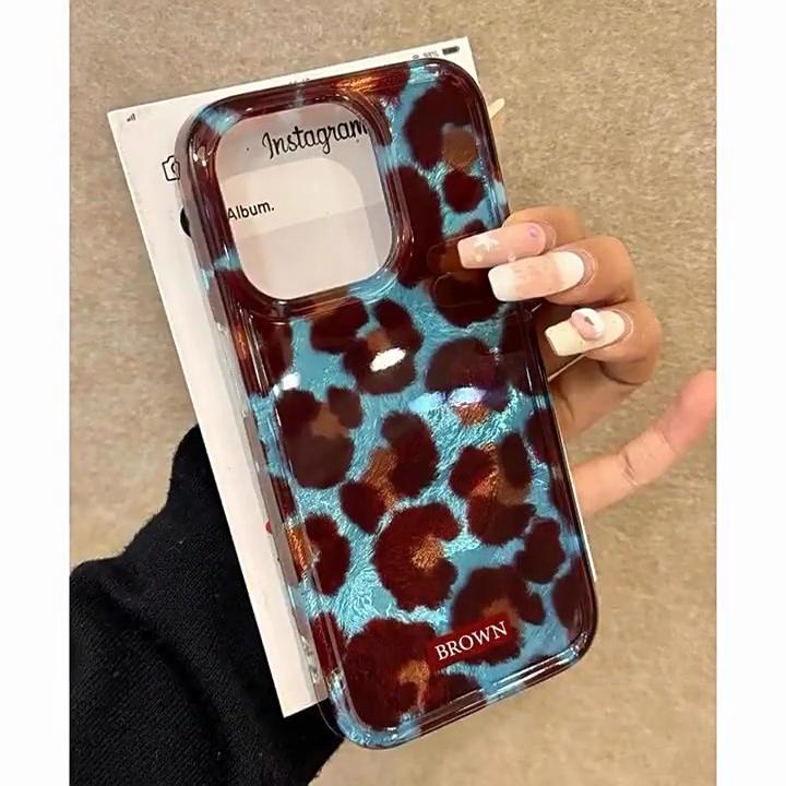 Simple Fashion Smudge Leopard Print Soft Phone Case For iPhone 15 Cases iPhone 16 Pro Max 14 13 12 11 Cover