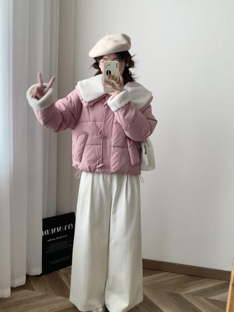 Fashion Winter Woman Short Coat Hooded Loose Women's Parkas Thick Warm Jackets