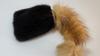 New Women Knitted Real Mink Fur Hat With Fox Tail Luxury Quality Real Mink Fur Cap Lady Winter Warm 100% Real Mink Fur Hats