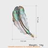 Shell Abalone Brooch For Women Handmade Geometric Style Jewelry Gift