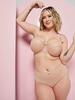Large Size Thin Bra Set Large Chest Small Lace Bra Full Cup Women's Bra