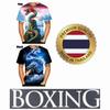 Tričko Dragon Muay Thai s 3D potiskem, vintage trénink, rychleschnoucí, pro muže i ženy, unisex, krátký rukáv, kulatý výstřih, MMA, mix bojových umění