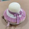 Womens Summer Floppy Hat With Straw Material And Butterfly Knot For Beach Outings