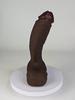 Ultra Long Thick Curved Realistic Black Silicone Dildo, Soft Skin Feel Penis Toy with Strong Suction Cup, G-Spot & Anal Stimulator