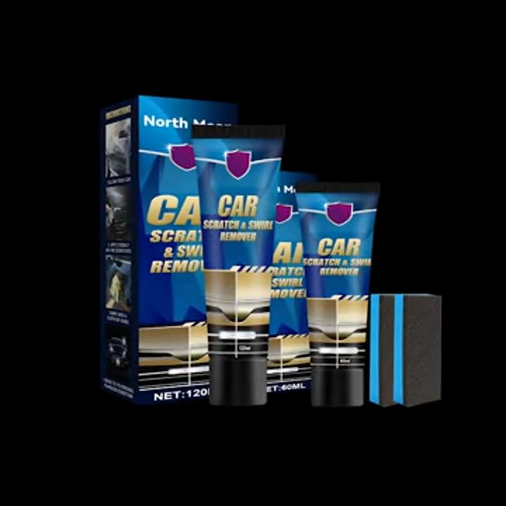 Car Scratch Remover Kit Auto Body Paint Scratches Repair with Sponges,polishing Tools Paint Protection Car Care Accessories