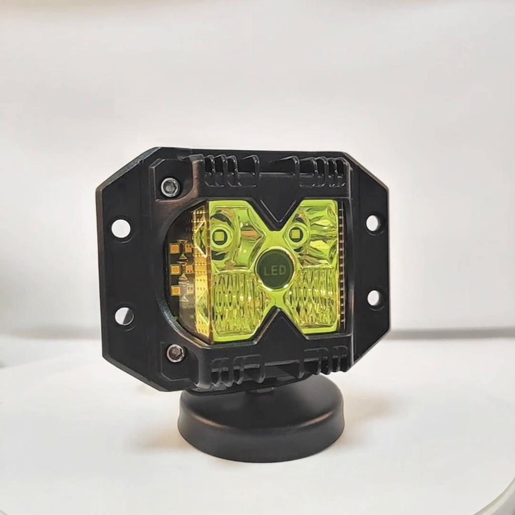 40W Driving Lamps Amber Strobe Off Road Lights Zapuštěné LED pracovní světlo pro -Jeep-Wrangler Truck Tacoma ATV UTV