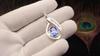 Tanzanite Gemstone 925 Sterling Silver Women Jewelry Designer Zircon Pendant 1.4" Gift For Mother CZP-16-2