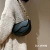 Women's PU Retro Luxury Solid Color Small Shoulder Bag Fashion Simple Underarm Handbag for Femele Travel Crossbody