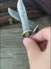Damascus Steel Fixed Blade Knife Blanks Outdoor Tool Parts Household DIY Billets Semi-finished Accessories Tea Set Accessory Handmade