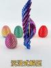 Twisty Fidget Egg, 3D Printed Slippery Egg Fidget, Easter Dragon Eggs, Easter Basket Stuffers Essentials,Stress Relief Desk Fidget Toy for Adults