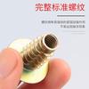 9 Types 50pcs M6 Zinc Alloy Inside Hex Socket Insert Nuts for Wood Furniture