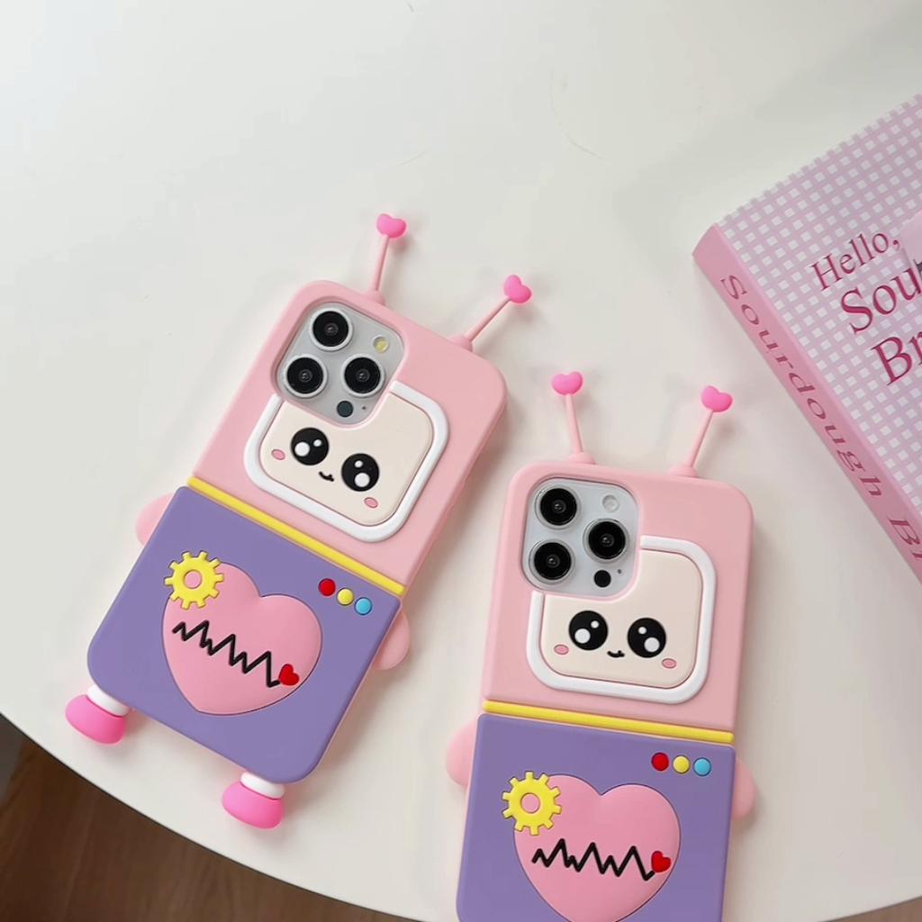 Kawaii 3D Rajzfilm Szilikon Telefontok Xiaomi 13 14 15 Redmi K60 K70 K80 Prohoz Aranyos Ütésálló Puha Szilikon Tok Huawei Nova13 Nova12 Honorhoz Ajándék