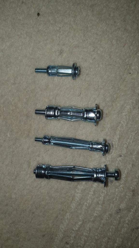 Zincato Heavy Duty Metallo Cartongesso Cavit&agrave; Fissaggi A