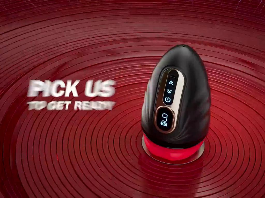 Vibrator oral automat pentru suge, masturbator masculin, antrenor de penis cu 9 moduri de aspirare și vibrare, jucării sexuale masculine încălzite