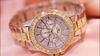 BEE SISTER BS Women Watches Quartz Diamond Luxury Watch Fashion Top Brand Wristwatch Fashion Watch Ladies Crystal Jewelry Rose Gold Watch 2022
