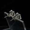 Beautiful Square Synthetic Moissanite 15Ct White Gems Earring Pair Best For Gift MY.ER-15-NS