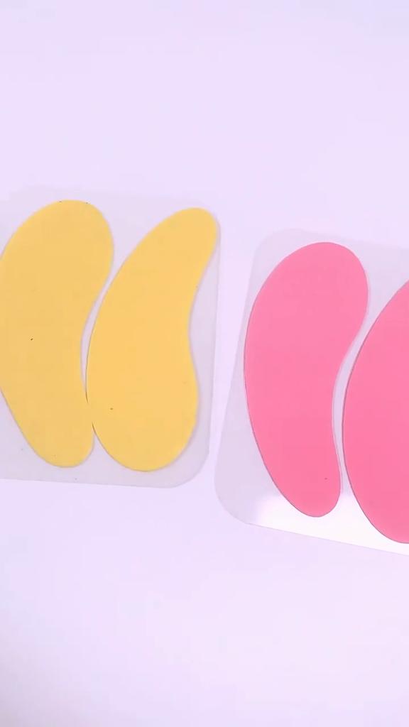 1 Pair Silicone Reusable Eyelash Pads Stripe Lash Lift Eyelash Extension Hydrogel Patches Under Eye Gel Patch Eyes Makeup Tools