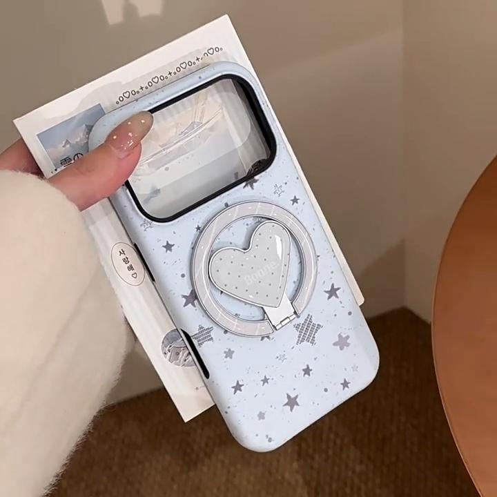 Grått Graffiti Stjärnställ Telefonfodral för iPhone 15, iPhone 16, iPhone 17 Pro Max